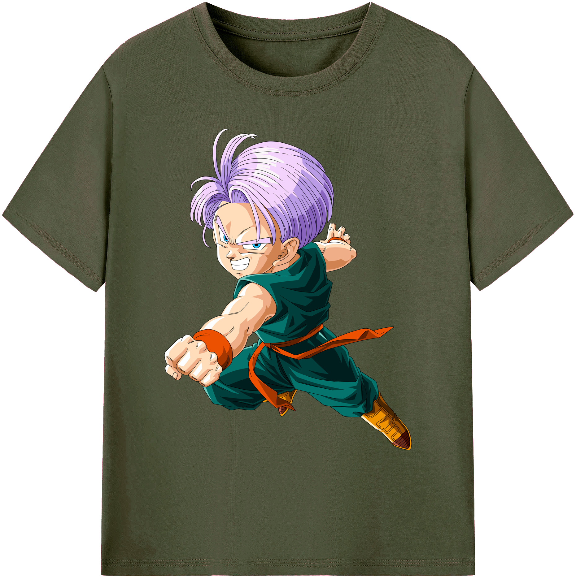 （画像用） ドラゴンボール トランクス（Torankusu）DRAGON BALL Trunks 綿100％ メンズ半袖Tシャツ｜肌触りやわらか＆通気性